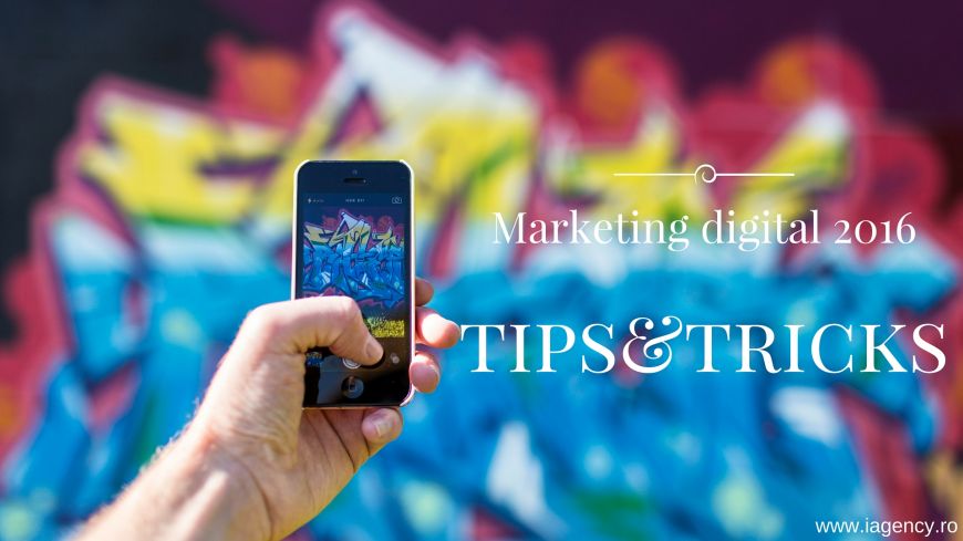 Marketing digital 2016 – Tips & Tricks