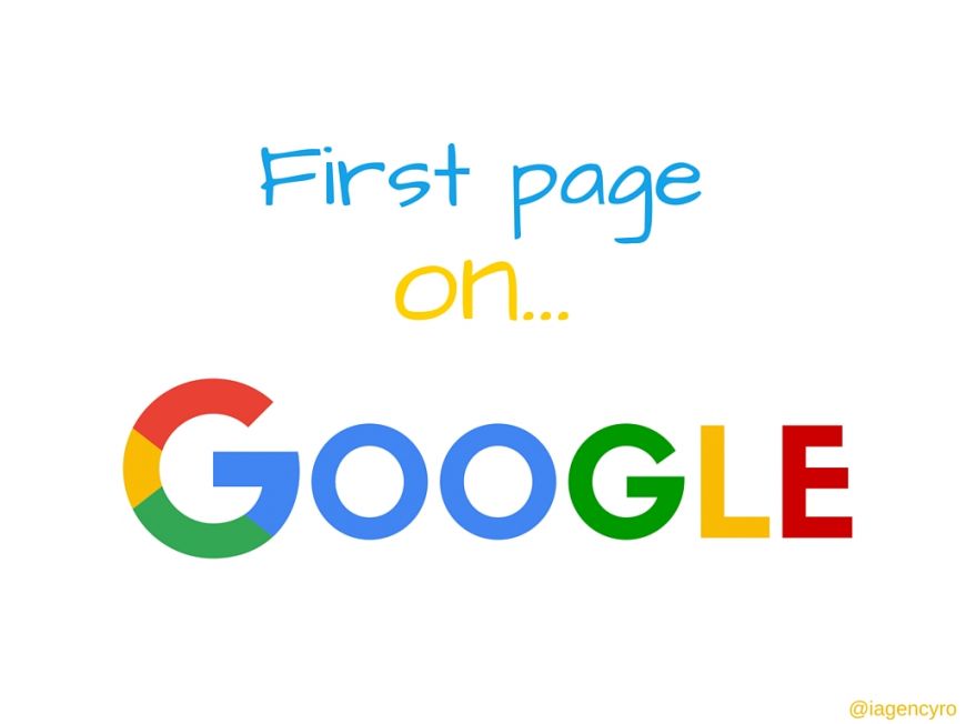 Do you want to get on the first page of Google? Read this!